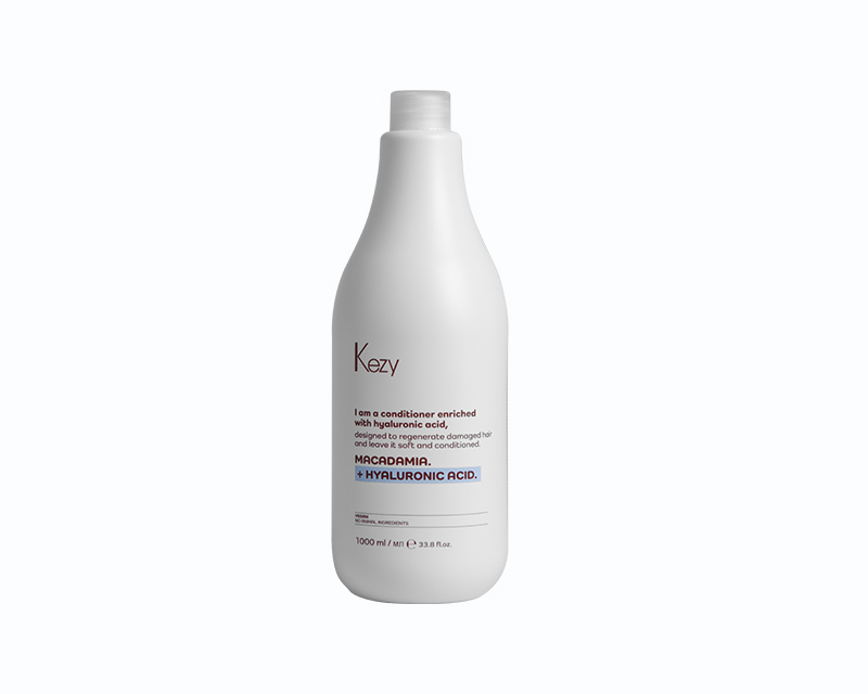Kezy I Am MACADAMIA+HYALURONIC ACID Кондиционер для восстановления слабых и поврежденных, 1000мл