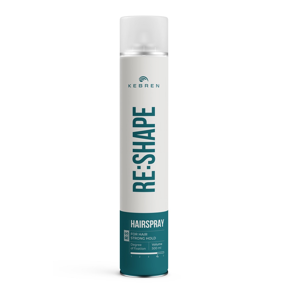 Лак сильной фиксации, KEBREN  RE:SHAPE, 500мл