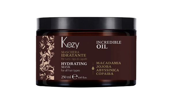 Маска увлажняющая и разглаживающая для всех типов волос Kezy INCREDIBLE OIL 250мл