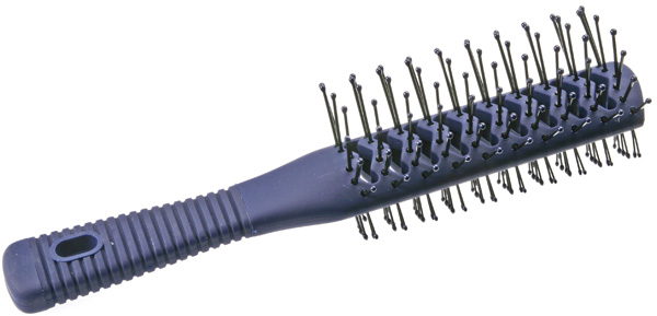 Щетка тунн. синяя с резин. ручкой
