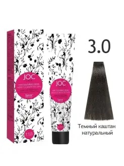 3.0 JOC Крем-краска 100 мл - Темно-каштановый 1004-3.0