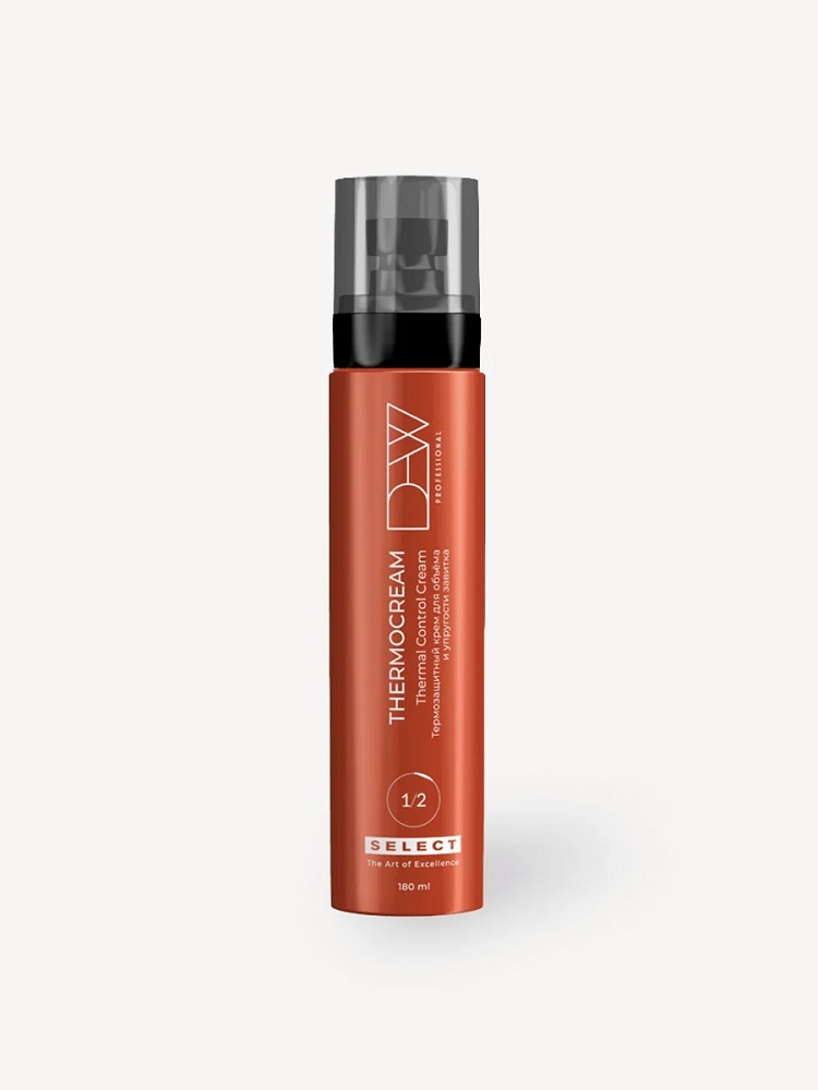 DEW PROFESSIONAL THERMOCREAM Термозащитный крем для объёма и упругости завитка, 180 мл.