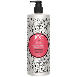 Разглаживающий шампунь с льняным семенем и крылатой водорослью “SATIN SLEEK” JOC CARE, 1000 мл.