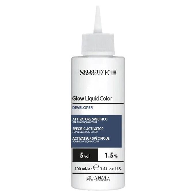 Специальный активатор (5 vol.) 1,5% для Glow Liquid Color "Glow Liquid Color. DEVELOPER", 100 мл.