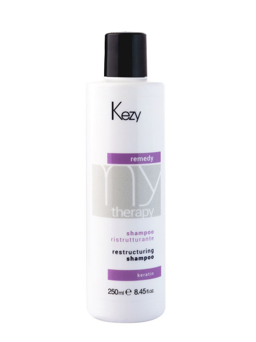 Шампунь реструктурирующий с кератином Kezy MT Remedy Restructuring shampoo 250 мл