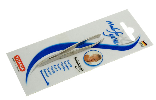 Пинцет скошенный широкий