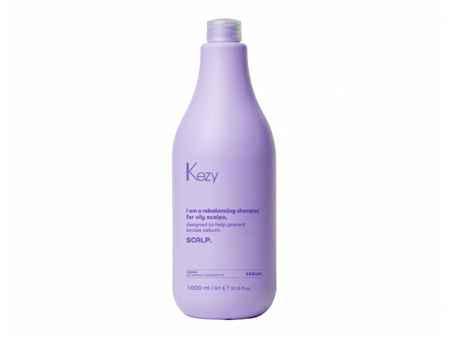 Kezy I am SCALP Себорегулирующий шампунь для жирной кожи головы, 375мл