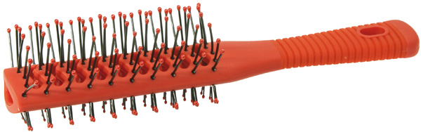 Щетка тунн. красная с резин. ручкой
