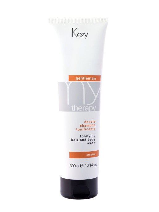Шампунь-гель для душа тонизирующий Kezy MT Gentelman Tonifying hair and body wash 300 мл