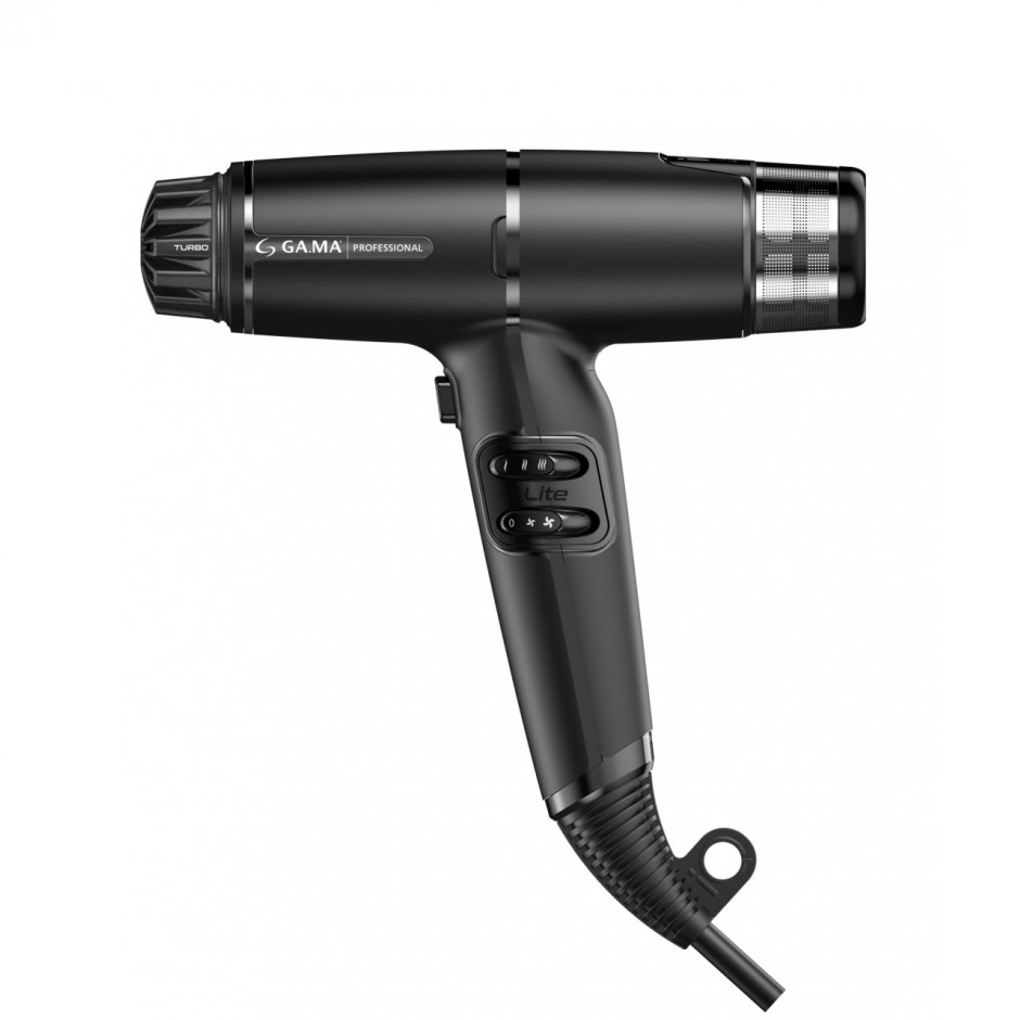 Фен для волос GA.MA IQ LITEMAX (черный)