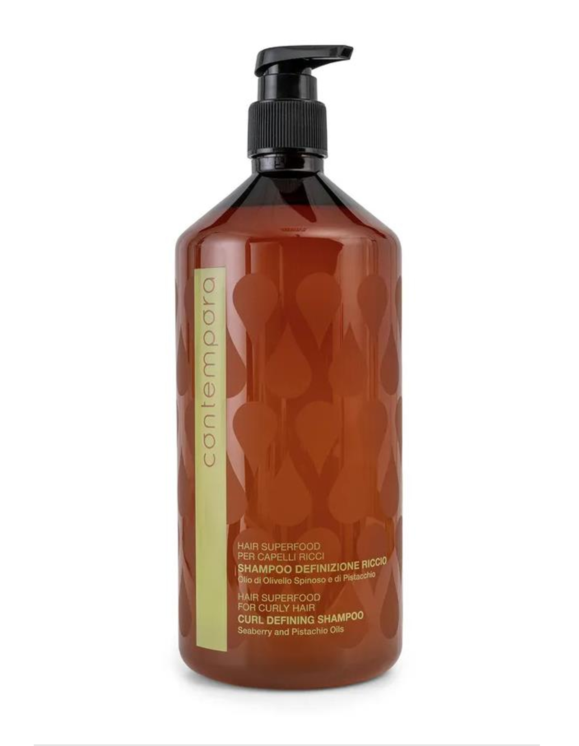 CON "HAIR SUPERFOOD" Шампунь д/форм. контура завитков с маслом облепихи и фисташковым маслом, 1000мл