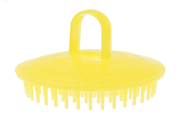 Щетка для мытья головы, желтая
