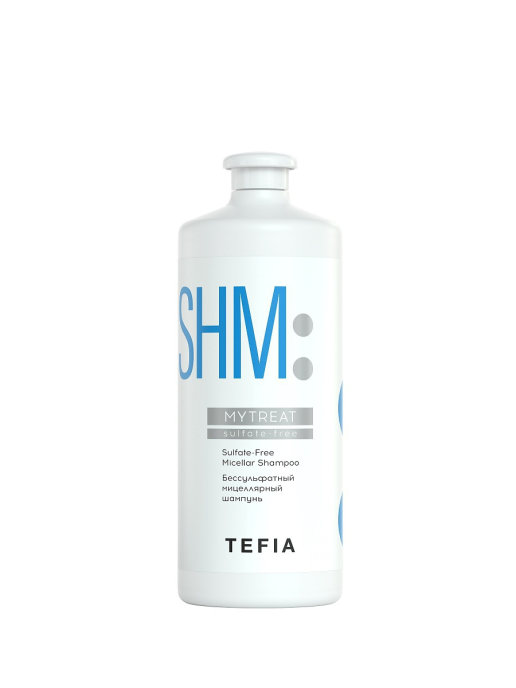 Tefia MYTREAT Беcсульфатный мицеллярный шампунь,1000 мл