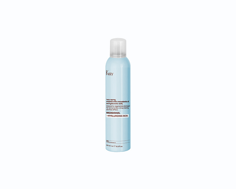 Kezy I Am MACADAMIA+HYALURONIC ACID Спрей для восстановления слабых и поврежденных воло, 200мл
